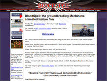 Tablet Screenshot of bloodspell.com